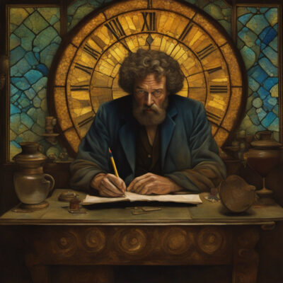 On Time, feature art by Mike Kupietz