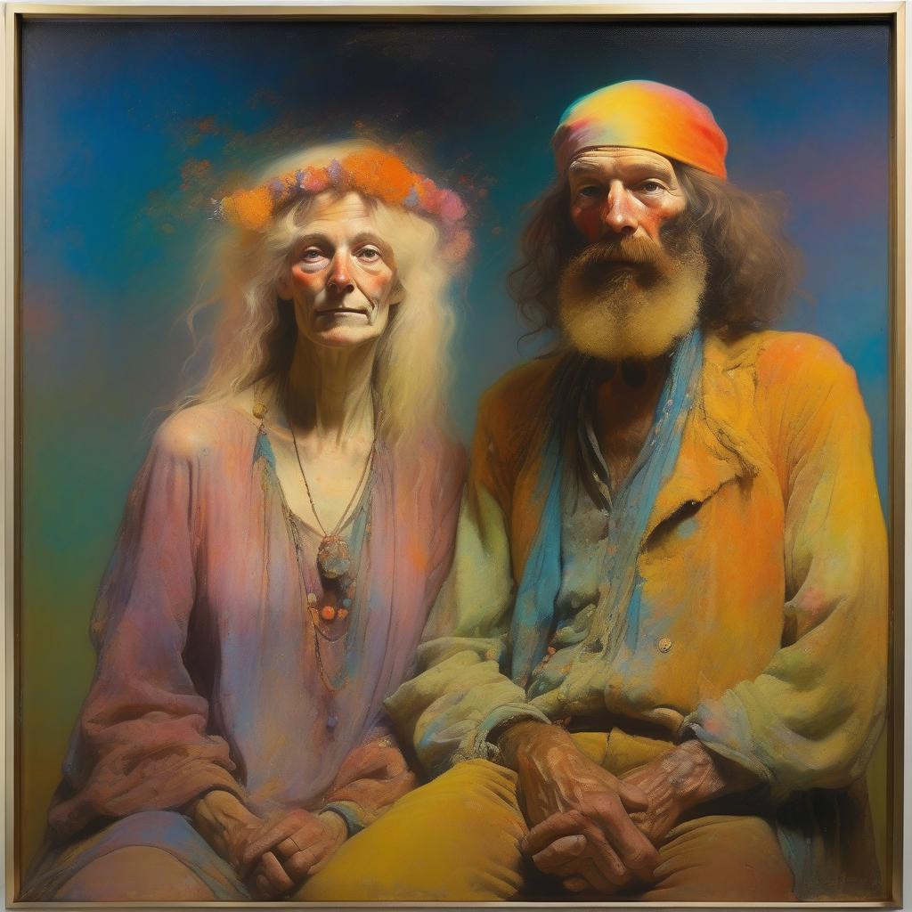 Gray Ponytails, feature art by Mike Kupietz